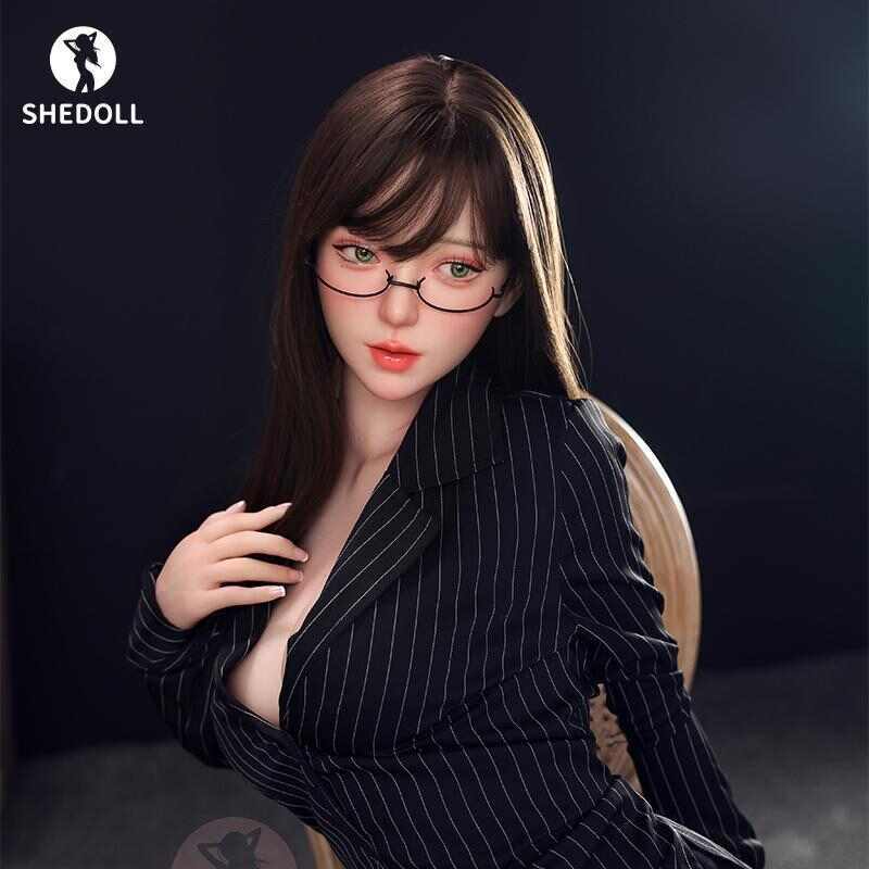 [SHEDOLL] GU XIAO-YU 158cm C-cup · Movable Jaw & Lightweight · Kneeling Secretary · Hyper-Realistic Doll